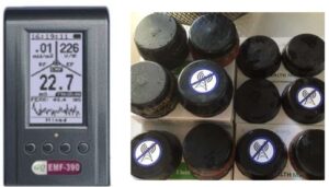 GQ EMF-390 + 5 Shungite Pucks